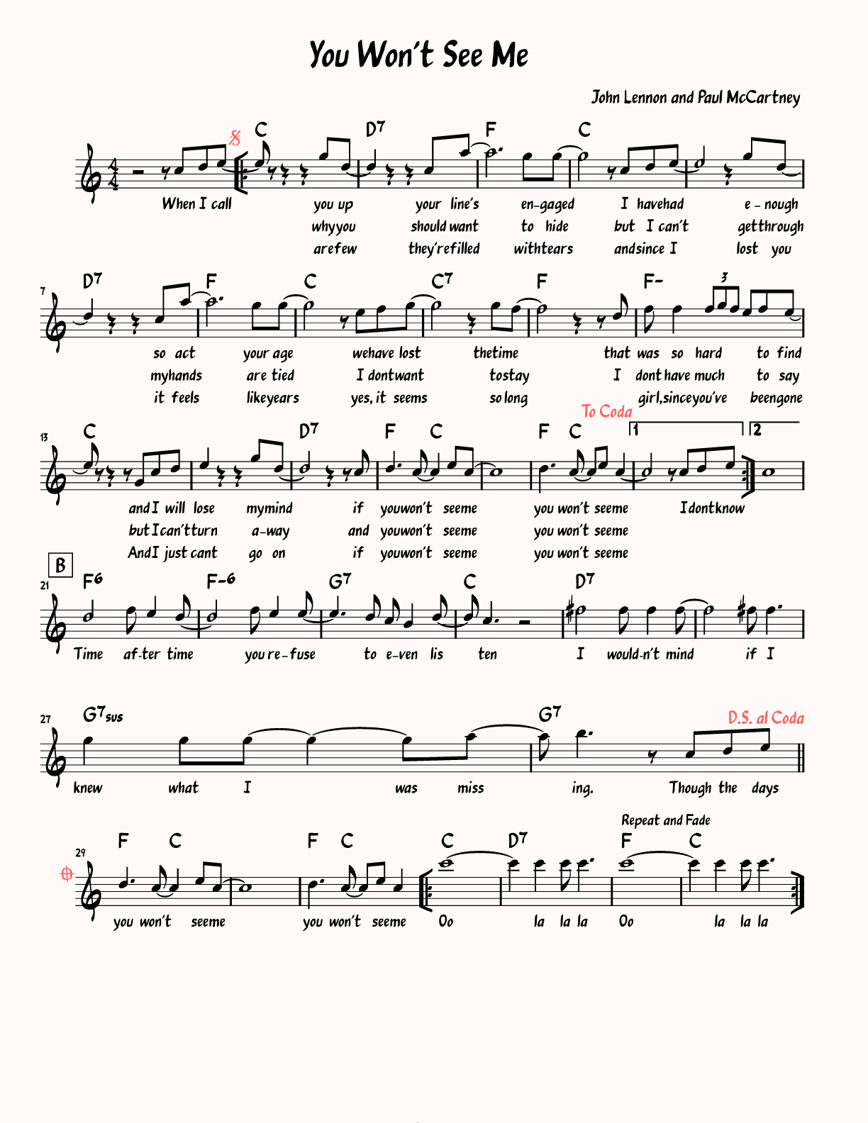 Sheet Music